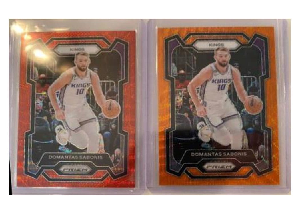 2023-24 Panini Prizm Base Set Domantas Sabonis #45 card