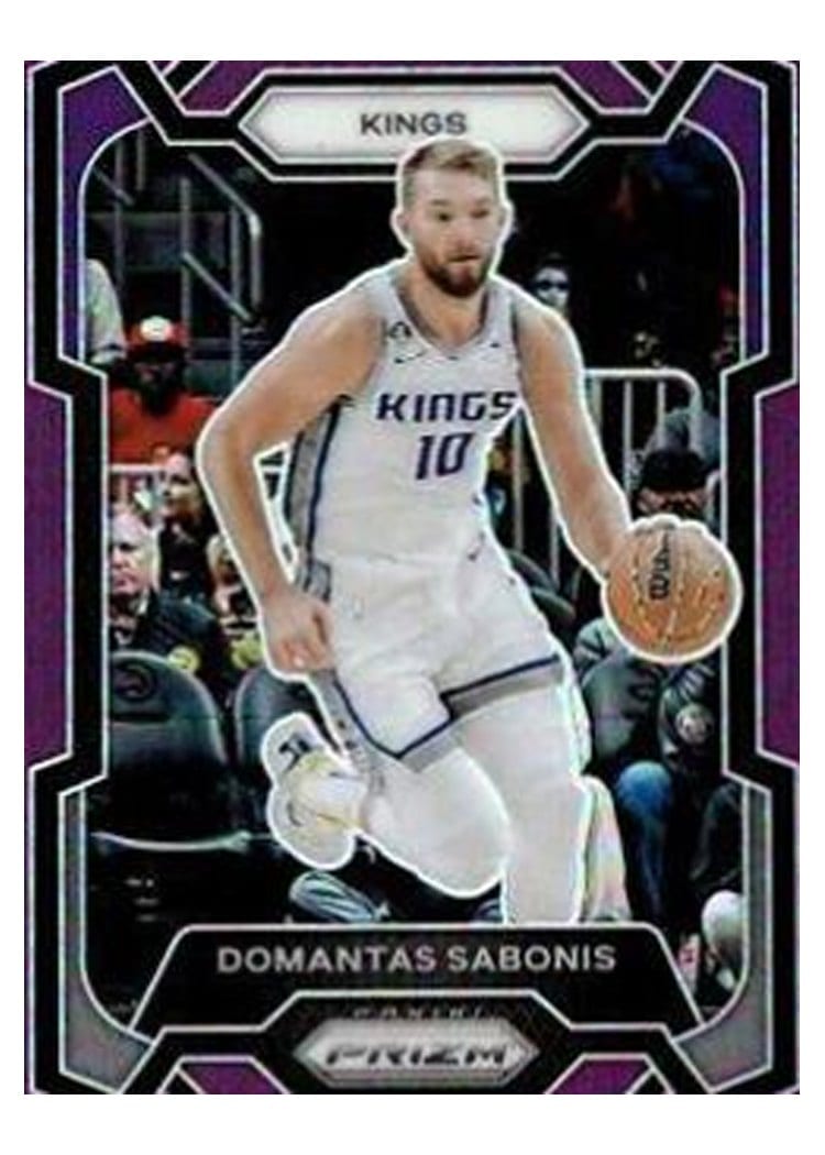 2023-24 Panini Prizm Base Set Domantas Sabonis #45 card