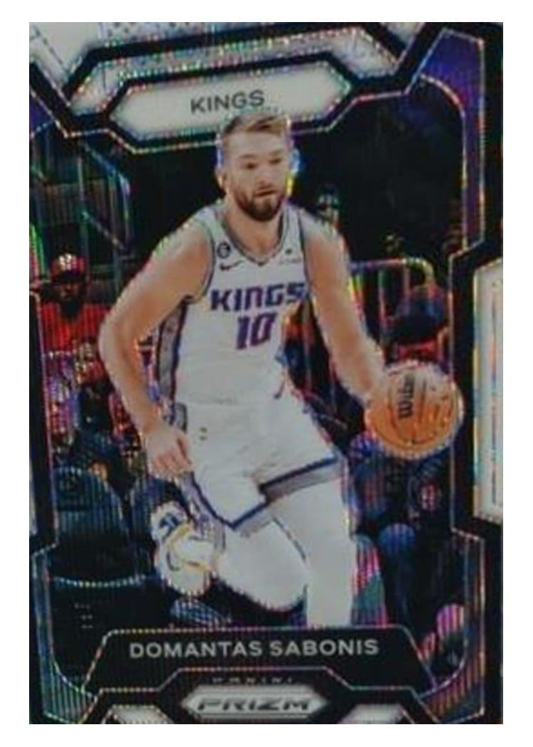 2023-24 Panini Prizm Base Set Domantas Sabonis #45 card