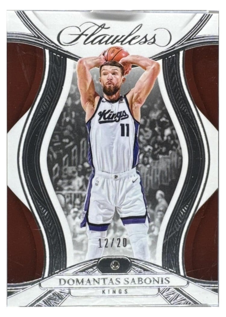 2024-25 Panini Flawless Base Gems Domantas Sabonis #34 card