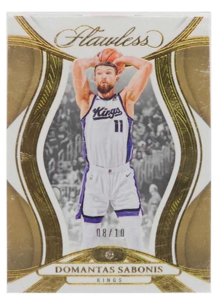 2024-25 Panini Flawless Base Gems Domantas Sabonis #34 card