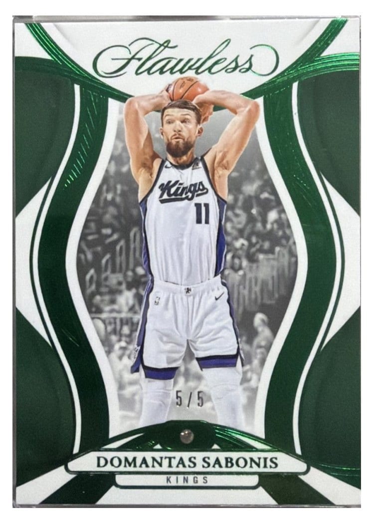 2024-25 Panini Flawless Base Gems Domantas Sabonis #34 card