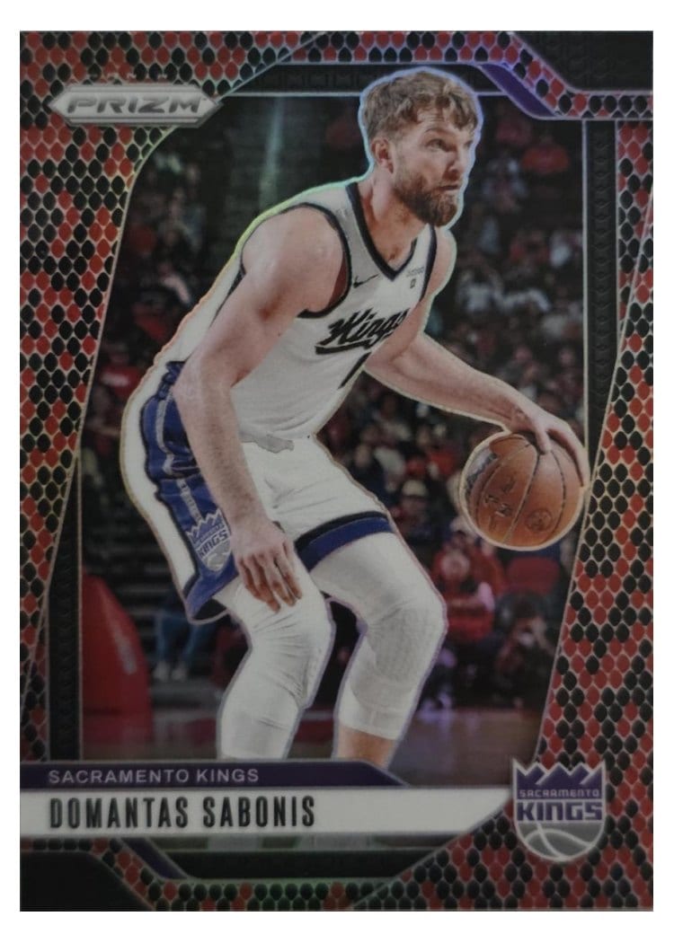 2024-25 Panini Prizm Base Set Domantas Sabonis #86 card