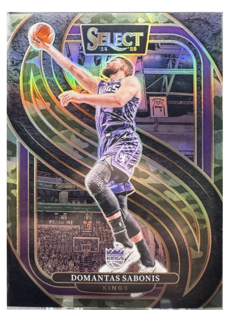 2024-25 Panini Select Base Set Domantas Sabonis #135 card