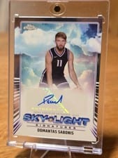 2024-25 Topps Chrome Sky-Light Signatures Domantas Sabonis #SLS-DS card