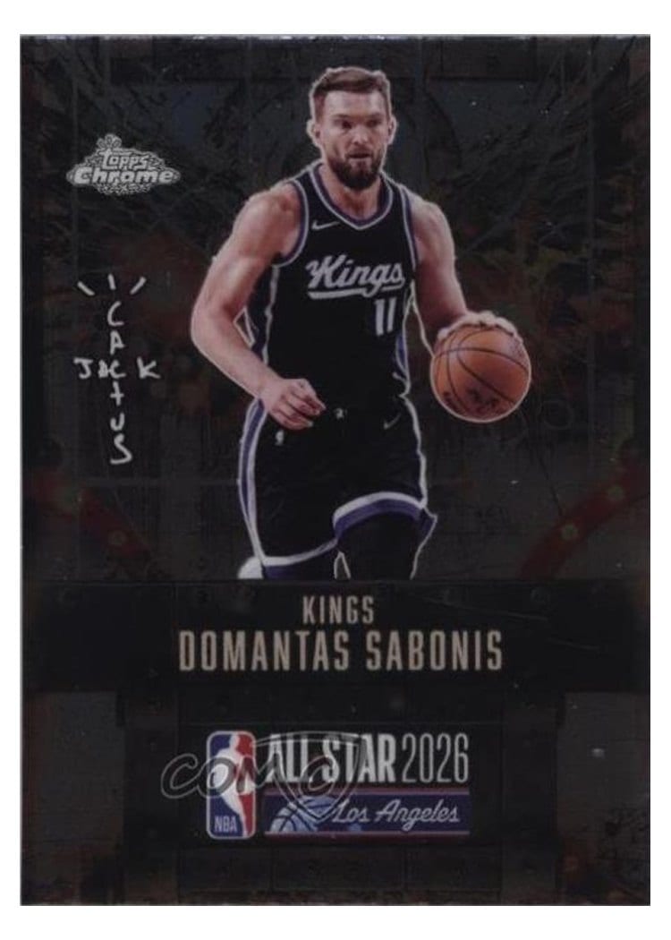 2025-26 Topps Chrome Cactus Jack X NBA All-Star Game Base Set ASG Domantas Sabonis #10 card
