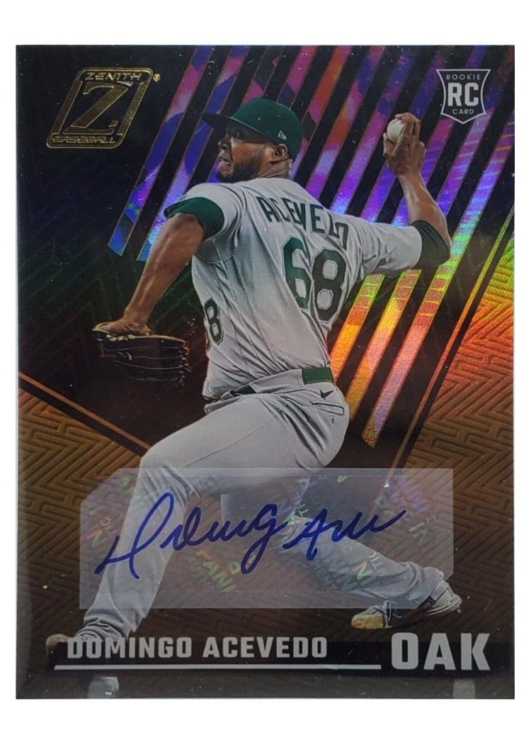 2022 Panini Chronicles Zenith Autographs Domingo Acevedo #12 card
