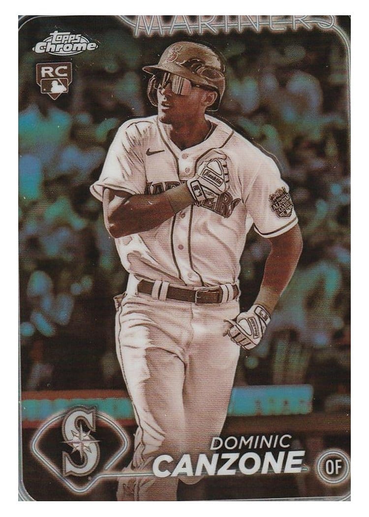 2024 Topps Chrome Base Set Dominic Canzone #133 card