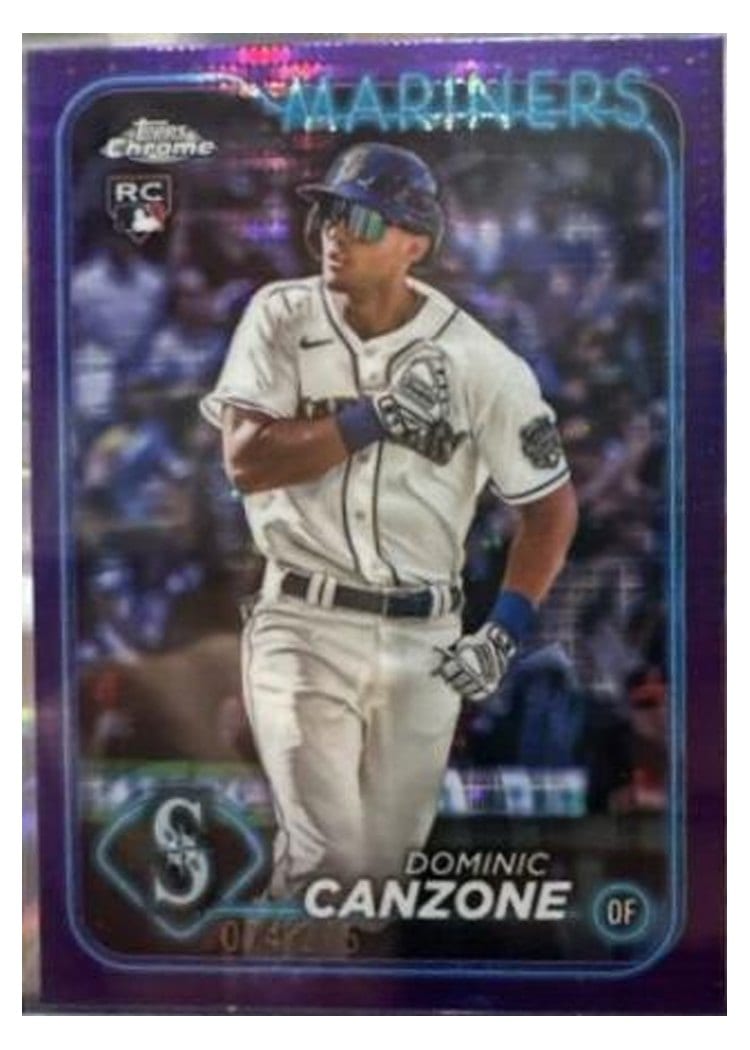 2024 Topps Chrome Base Set Dominic Canzone #133 card
