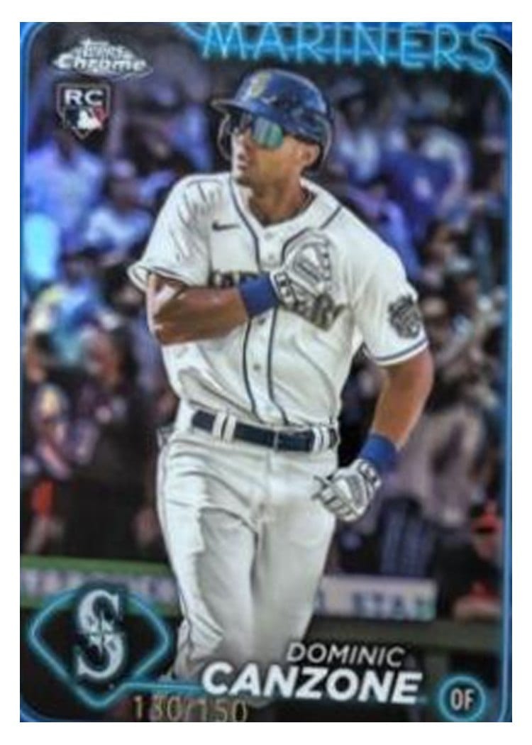 2024 Topps Chrome Base Set Dominic Canzone #133 card