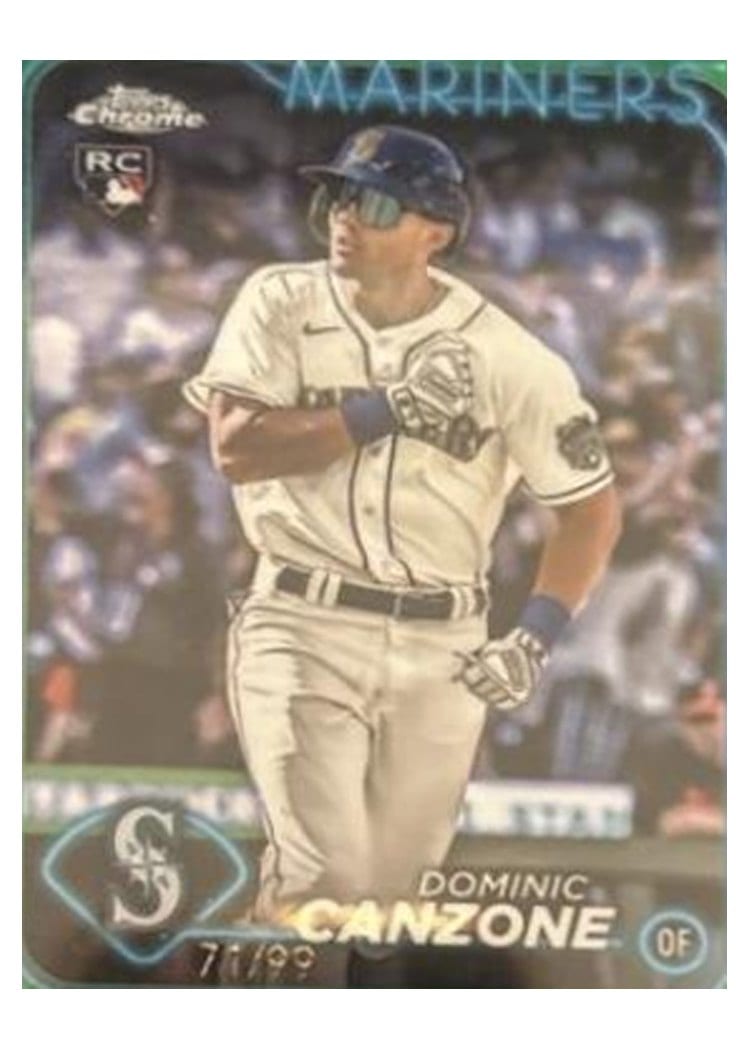 2024 Topps Chrome Base Set Dominic Canzone #133 card