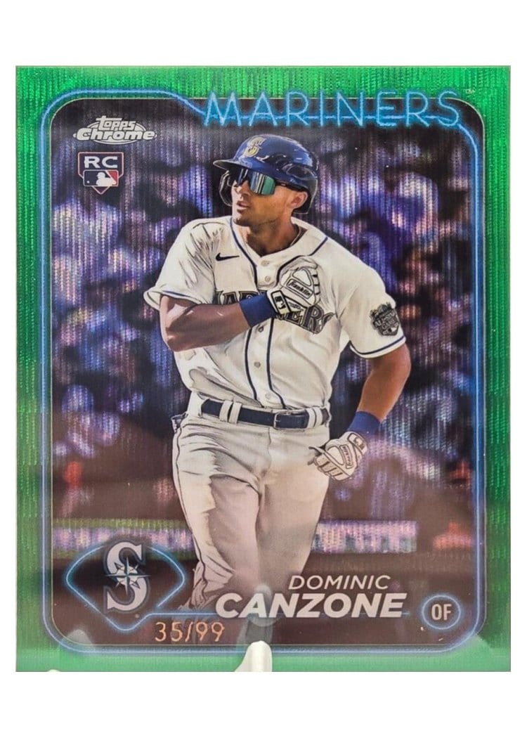 2024 Topps Chrome Base Set Dominic Canzone #133 card