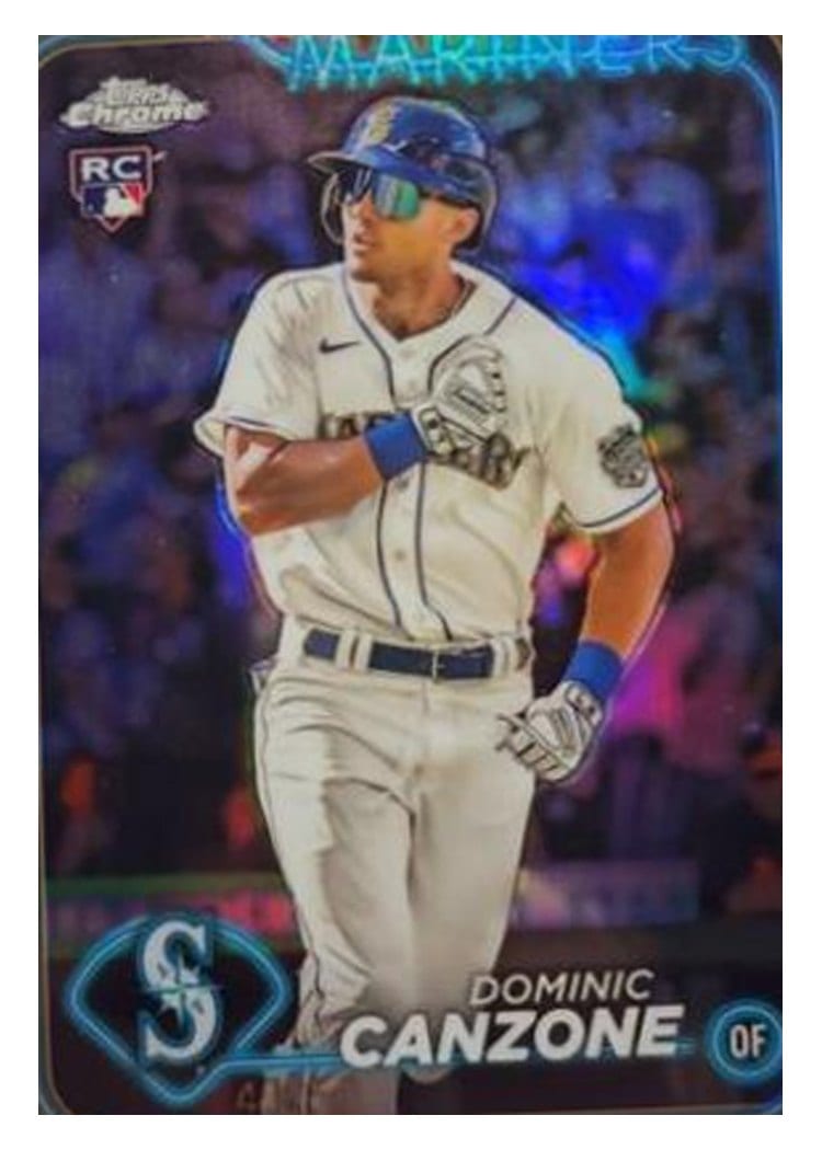 2024 Topps Chrome Base Set Dominic Canzone #133 card