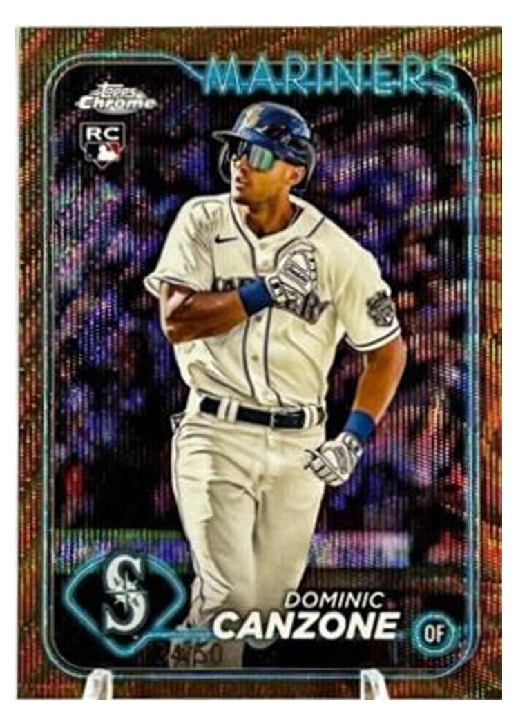 2024 Topps Chrome Base Set Dominic Canzone #133 card