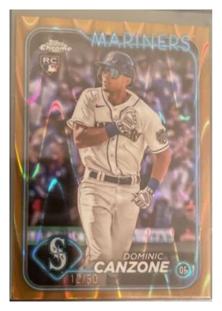 2024 Topps Chrome Base Set Dominic Canzone #133 card