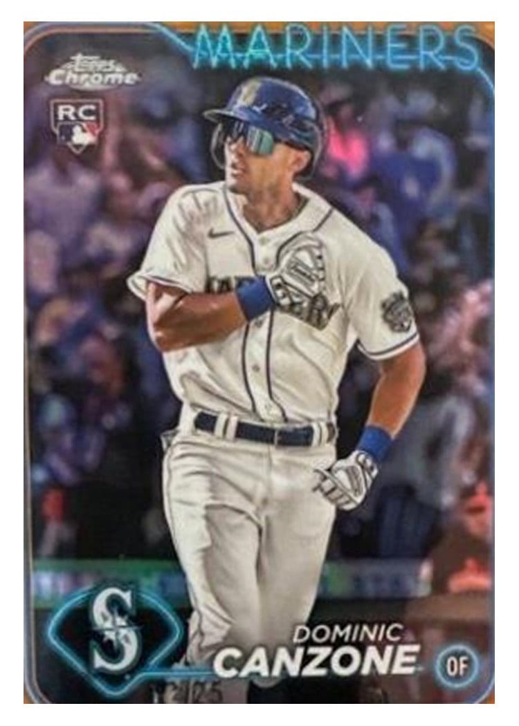 2024 Topps Chrome Base Set Dominic Canzone #133 card