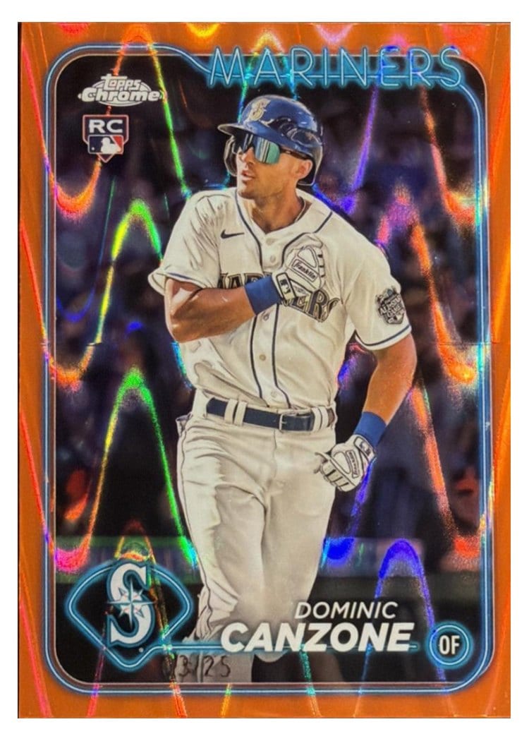 2024 Topps Chrome Base Set Dominic Canzone #133 card