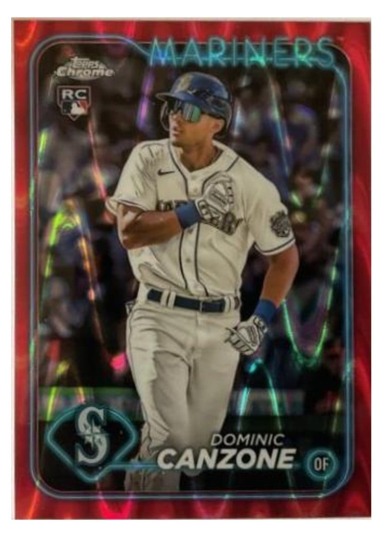 2024 Topps Chrome Base Set Dominic Canzone #133 card
