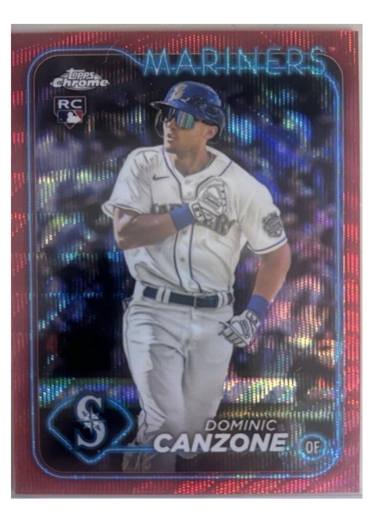 2024 Topps Chrome Base Set Dominic Canzone #133 card