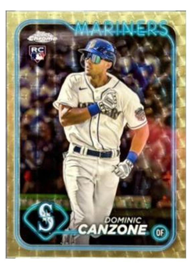 2024 Topps Chrome Base Set Dominic Canzone #133 card