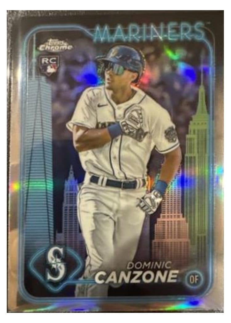 2024 Topps Chrome Base Set Dominic Canzone #133 card