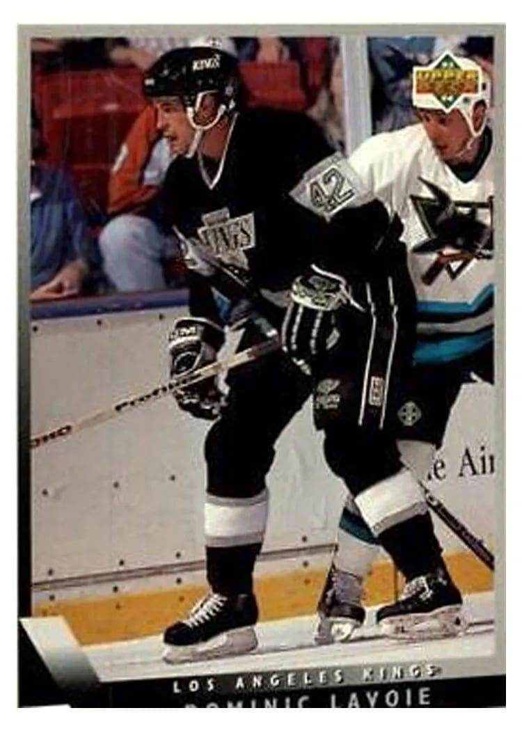 1993 Upper Deck Dominic Lavoie #444 card