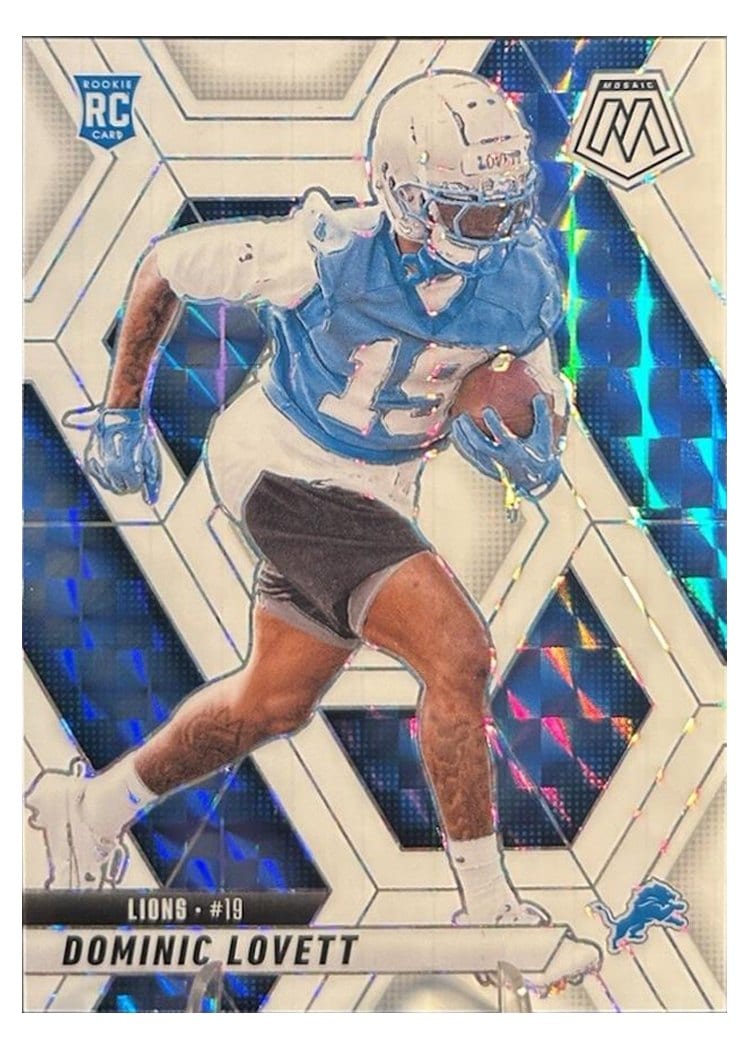 2025 Panini Mosaic Base Set Dominic Lovett #363 card