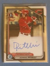 2024 Bowman Chrome Prospects Autographs Dominic Pitelli #CPA-DPI card