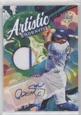 2022 Panini Diamond Kings Artistic Endeavors Material Signatures Dominic Smith #AEMS-DS card