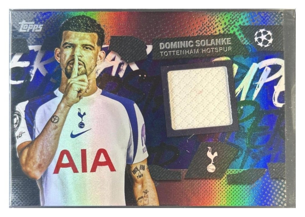 2025-26 Topps UEFA Club Competitions Topps Superstar Relics Dominic Solanke #TSR-DO card