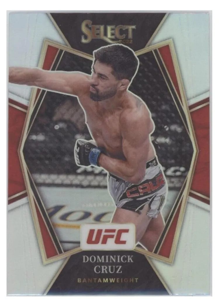 2022 Panini Select UFC Dominick Cruz Silver #132 card