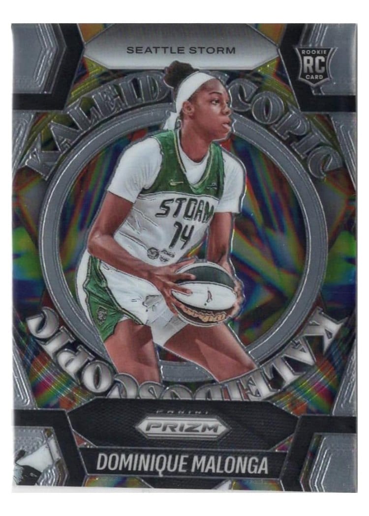 2025 Panini Prizm WNBA Kaleidoscopic Dominique Malonga #15 card