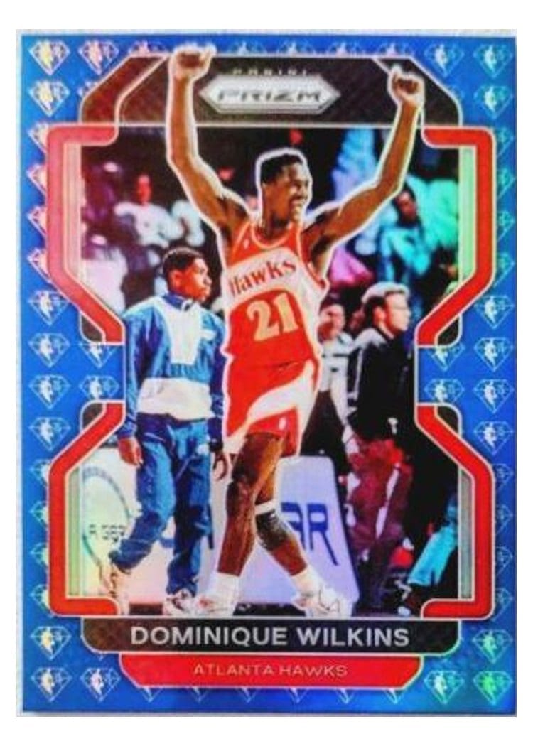 2021-22 Panini Prizm Base Set Dominique Wilkins #252 card