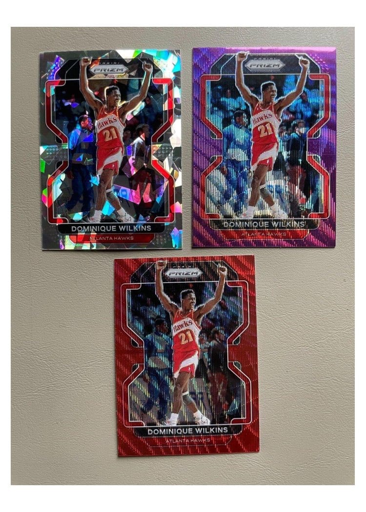 2021-22 Panini Prizm Base Set Dominique Wilkins #252 card