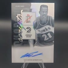 2025-26 Topps Signature Class Shadow Scripts Dominique Wilkins #SS-DW