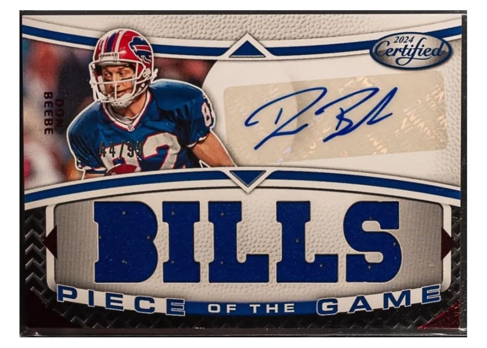 2024 Panini Certified Piece of the Game Signature Don Beebe #POTGS-DB card