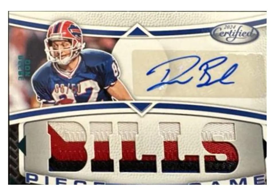 2024 Panini Certified Piece of the Game Signature Don Beebe #POTGS-DB card