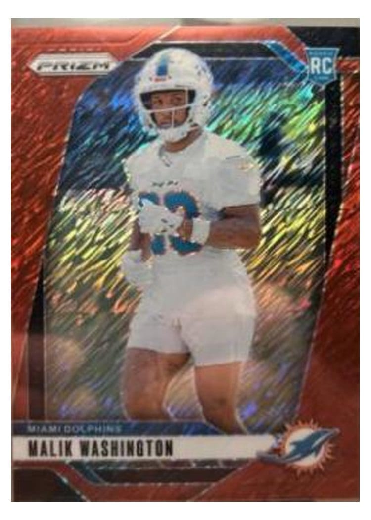 2024 Panini Prizm Base Set Don Beebe Red Shimmer #35 card