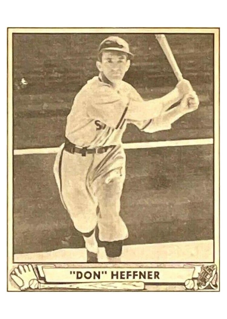 1940 Play Ball Don Heffner #51 card