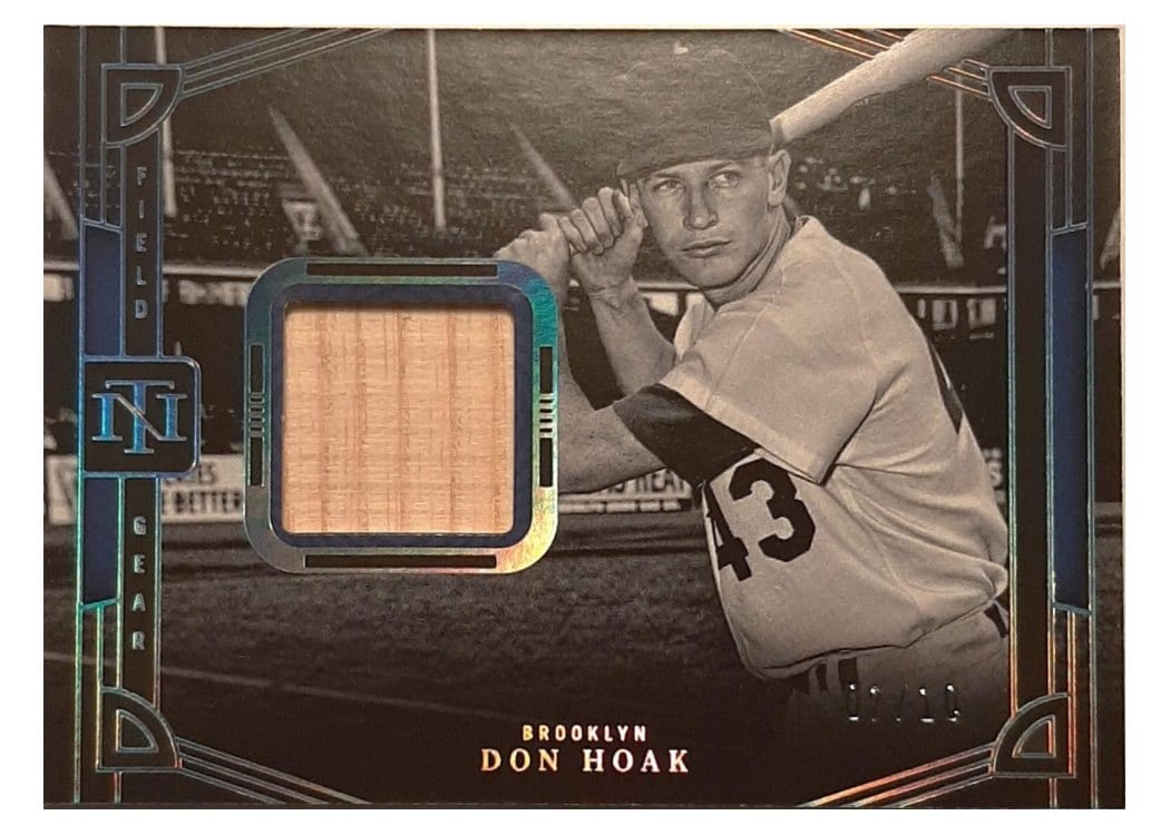 2023 Panini National Treasures Field Gear Don Hoak #8 card