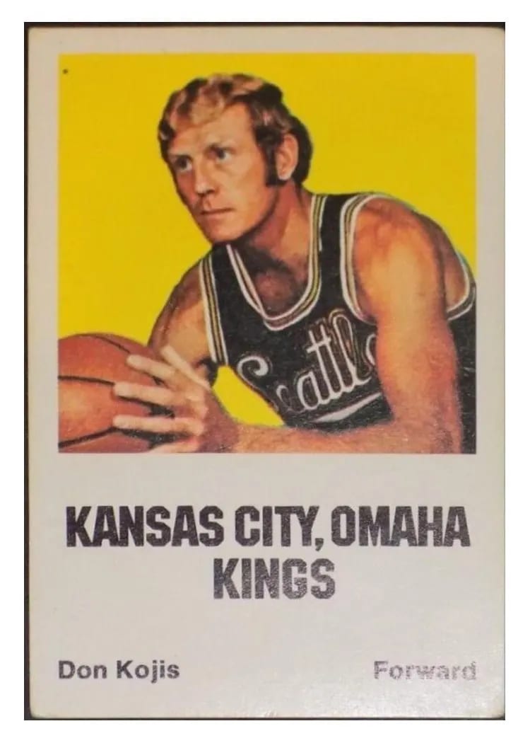 1972 Comspec Don Kojis card