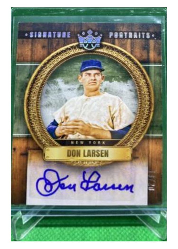 2022 Panini Diamond Kings Signature Portraits Don Larsen #SP-DL card
