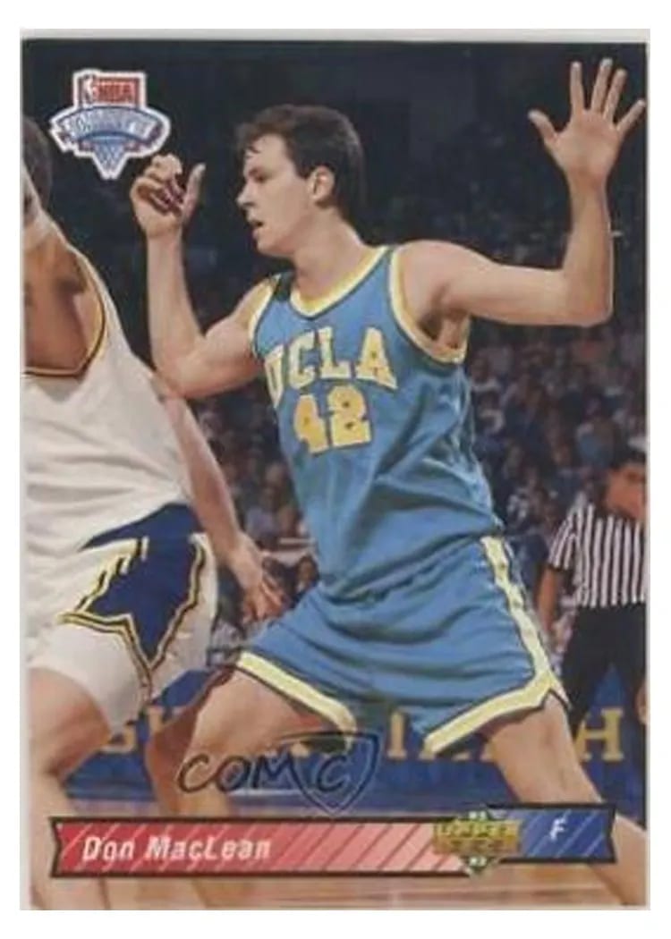 1992 Upper Deck Don MacLean #16 card