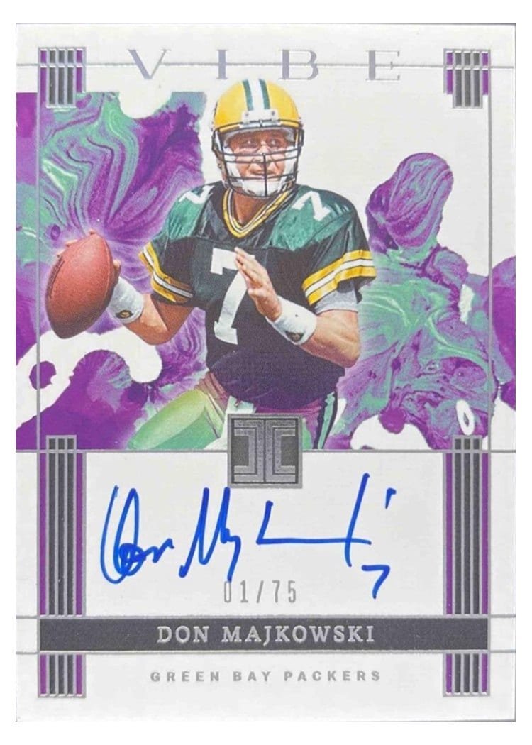 2025 Panini Impeccable Vibes Signatures Don Majkowski #15 card