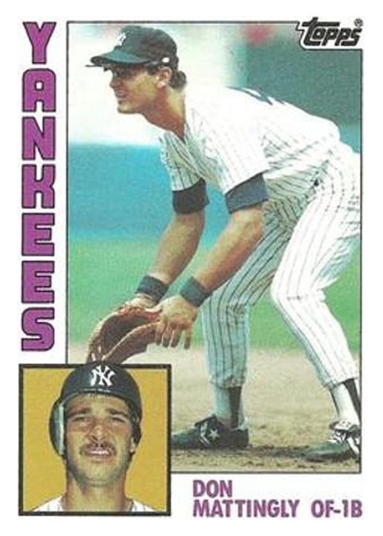 1984 Topps Base Set Don Mattingly #8 card
