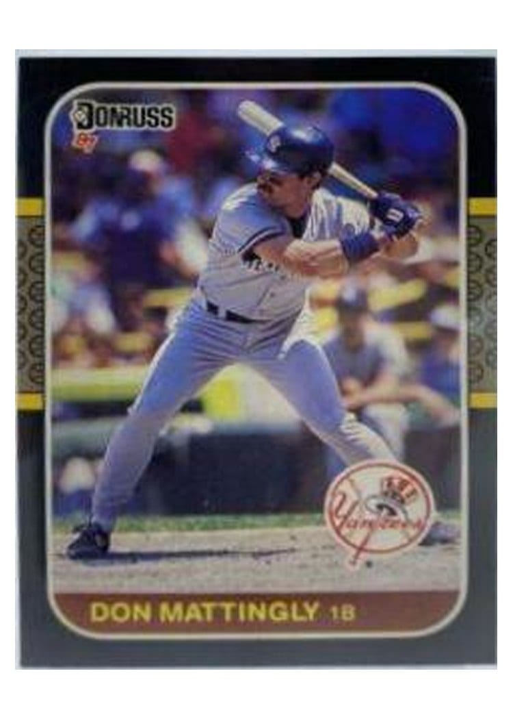 1987 Donruss Don Mattingly #52 card