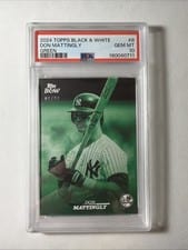 2024 Topps Black & White Base Set Don Mattingly #8 card