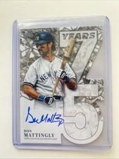 2026 Topps 75 Years of Topps Die-Cut Autographs Don Mattingly #75YA-DM card