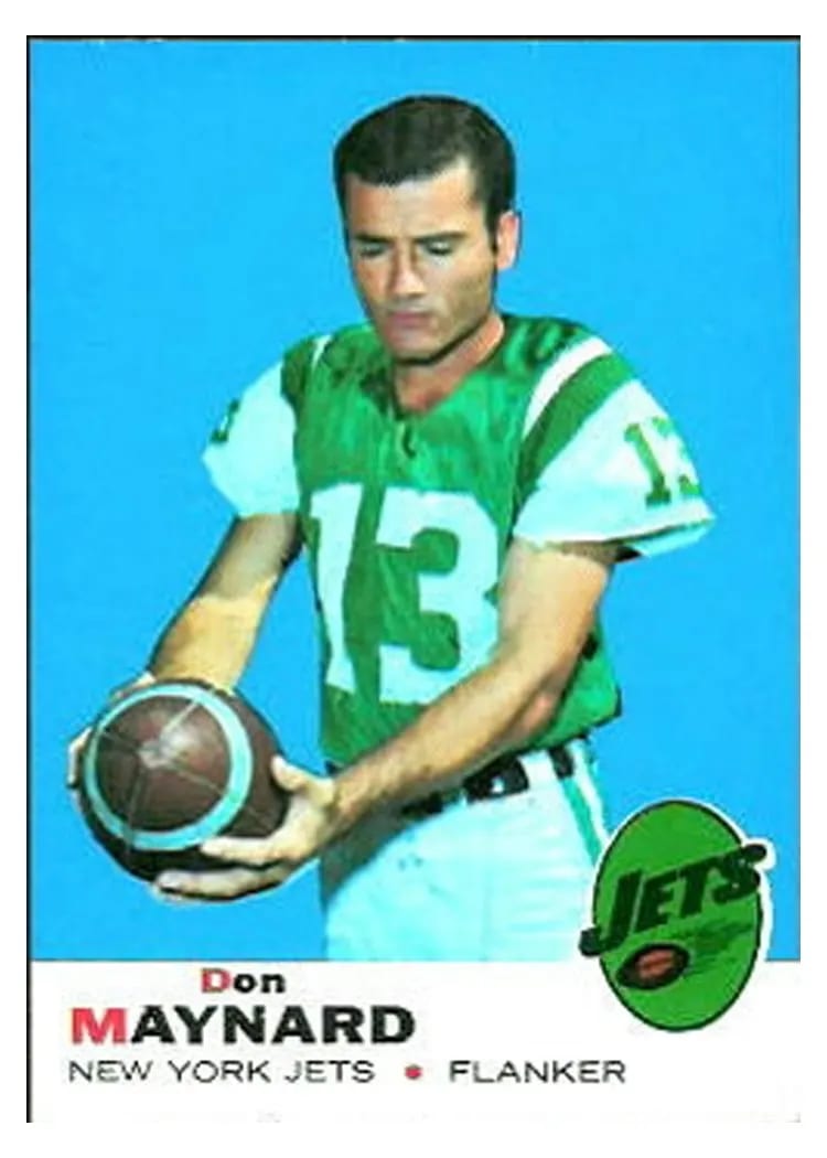 1969 Topps Don Maynard #60 card