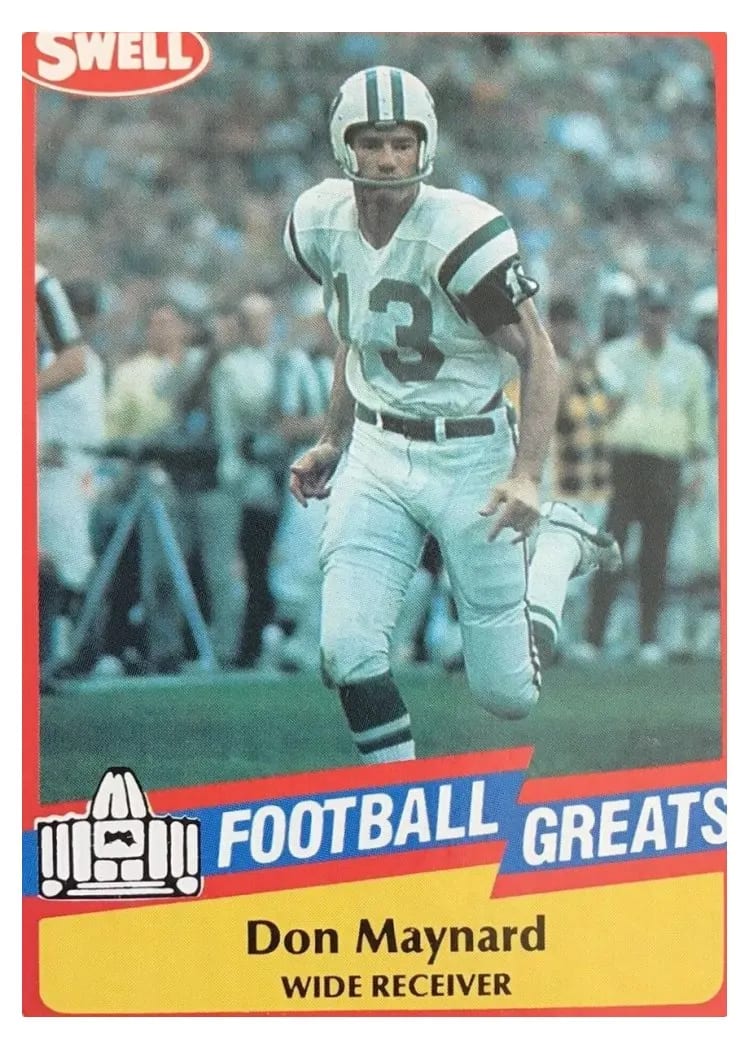 1989 Swell Greats Don Maynard #139 card